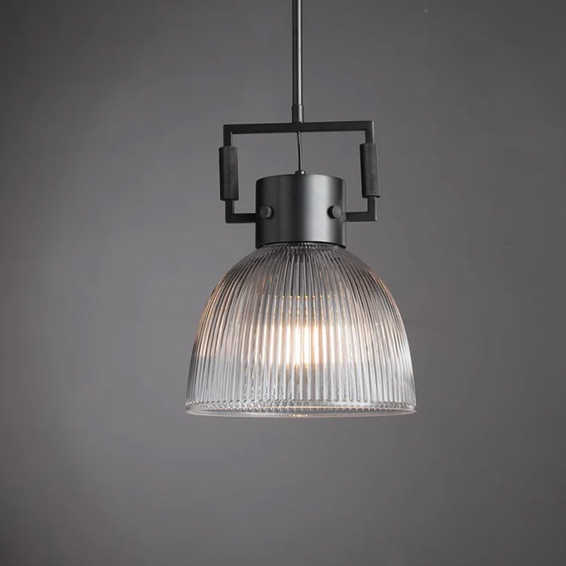 Funda Prismatic Glass Kitchen Pendants 10'' 14'' 18'', Modern Pendant Lamp Bronze