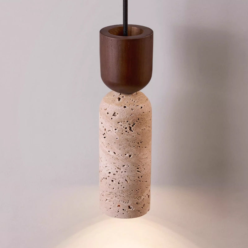 Travertine Pendant Lights Are Suitable For Bar Counters And Aisles