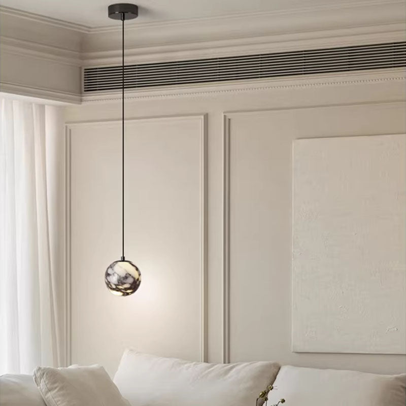 Ball Natural Marble Pendant Lamp