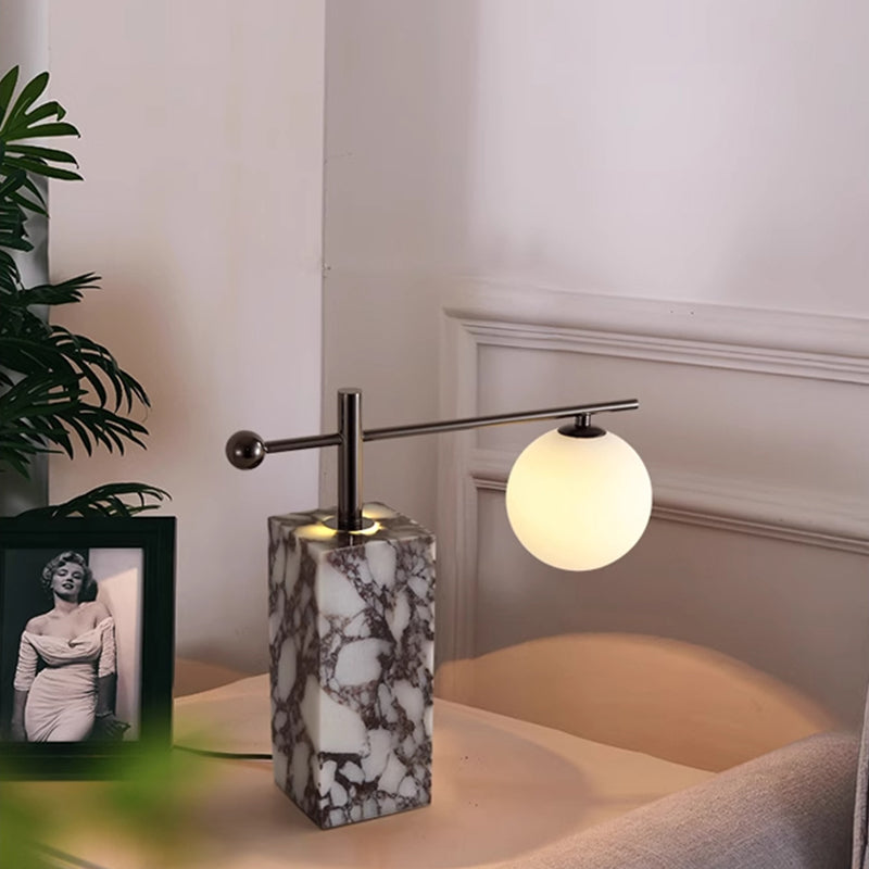 Marble table lamp for study/office