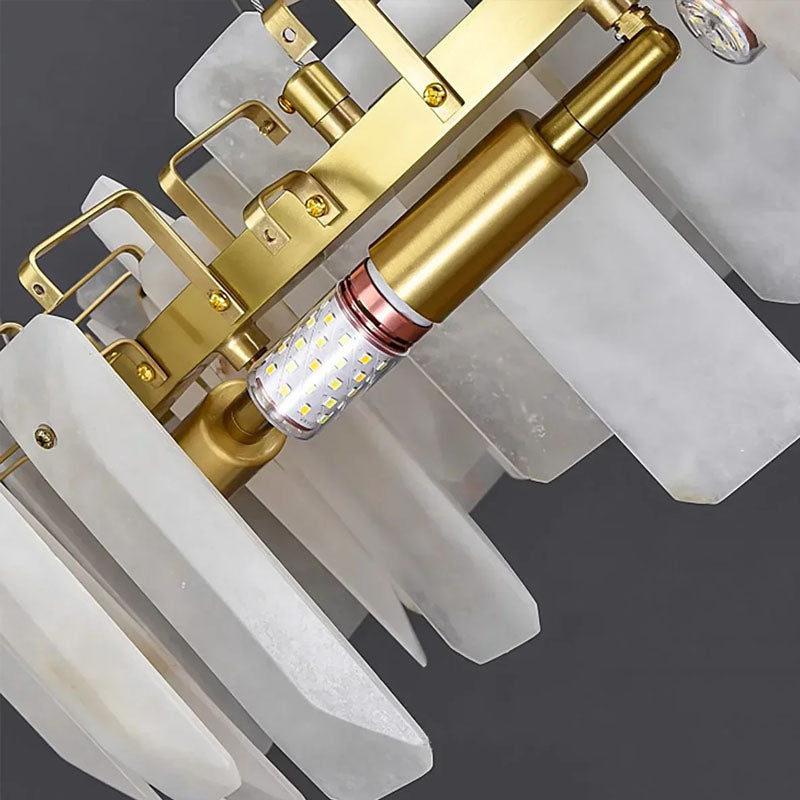 Round Noah Alabaster Chandelier