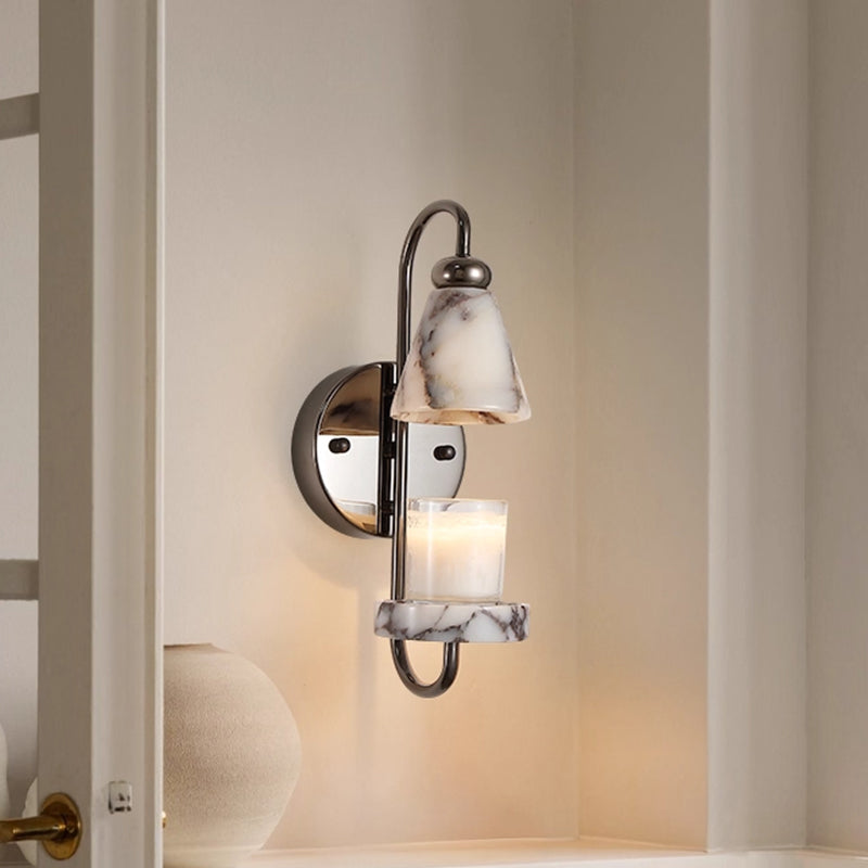 Natural Marble Decorative Wall Sconce