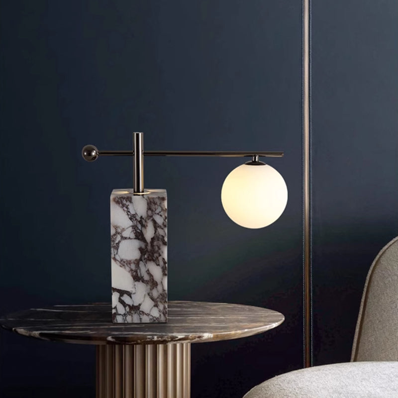 Marble table lamp for study/office