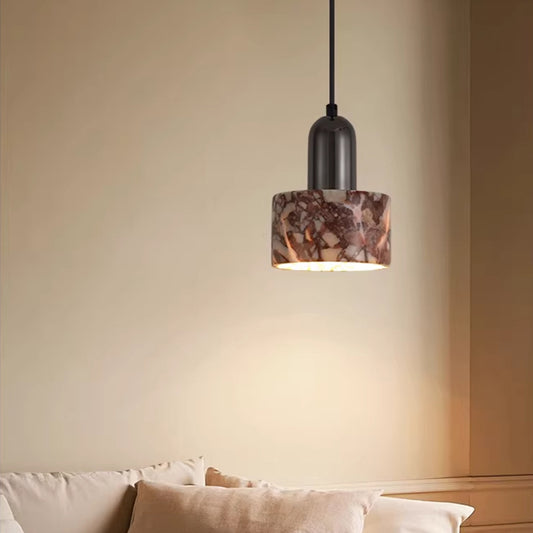 Natural marble chandelier