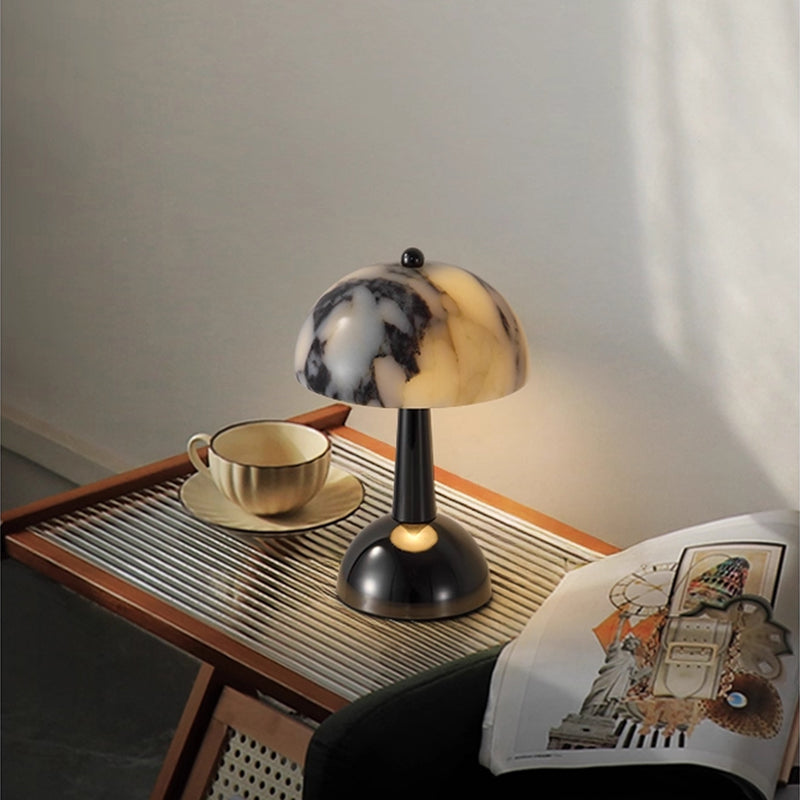 Rechargeable table lamp, marble Lighting