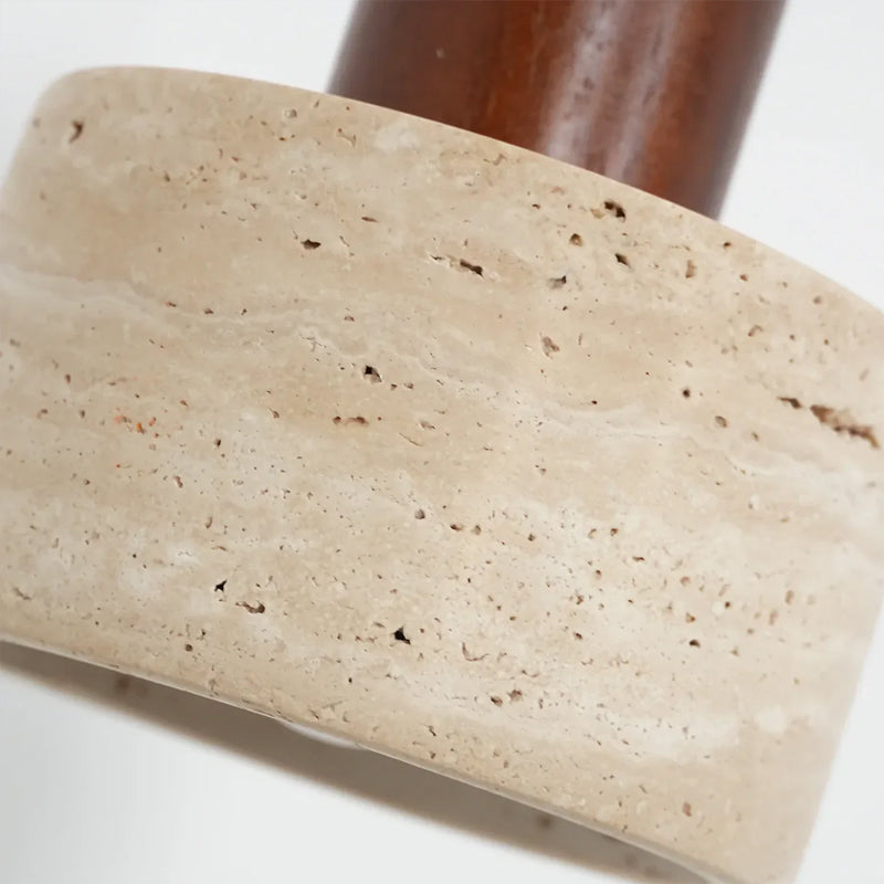 Travertine Cylinder Pendant Light