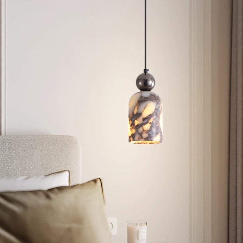 Simple marble translucent chandelier Dining Room Lighting