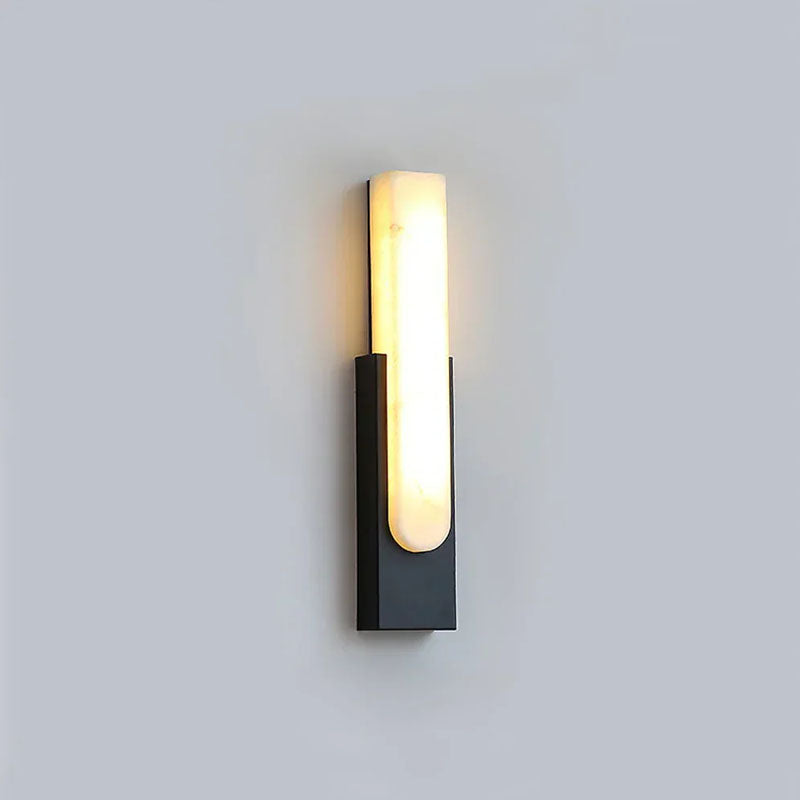 Alabaster Rectangle Wall Sconce
