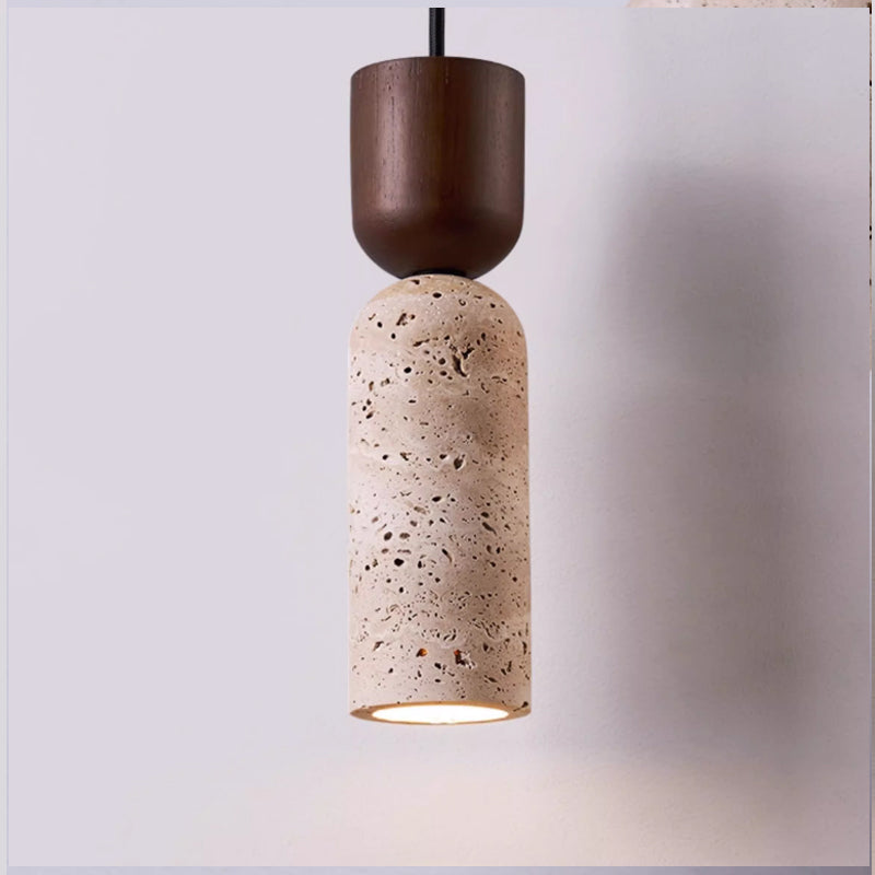 Travertine Pendant Lights Are Suitable For Bar Counters And Aisles