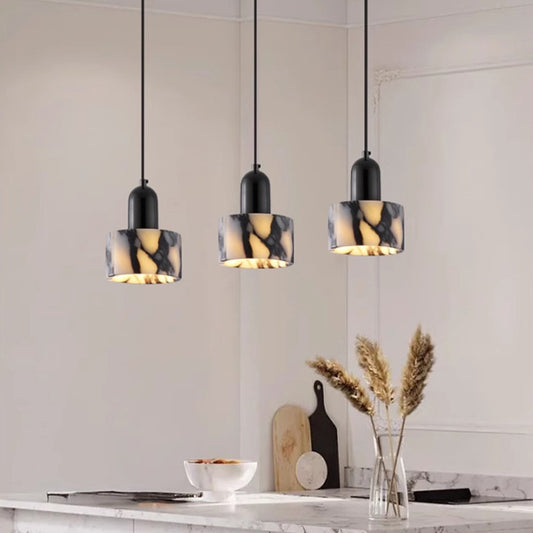 Natural marble headboard, kitchen island pendant light 4.72"