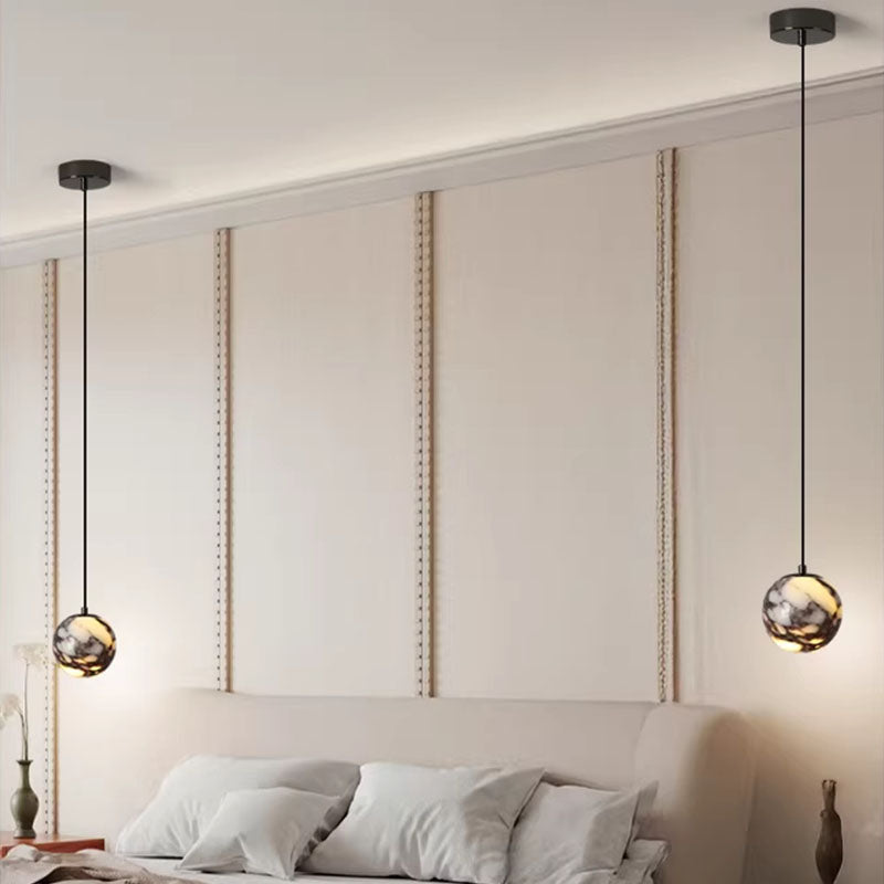Ball Natural Marble Pendant Lamp