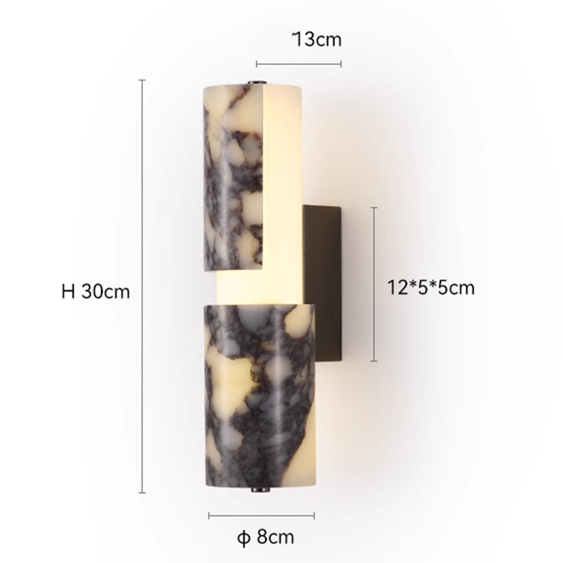 Bedhead Living Room Hallway Marble Wall Lamp