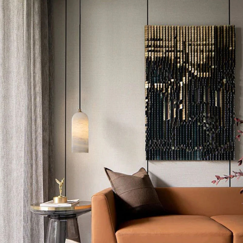 Moonshade Glow Natural Marble Pendant Lamp 1-bulb