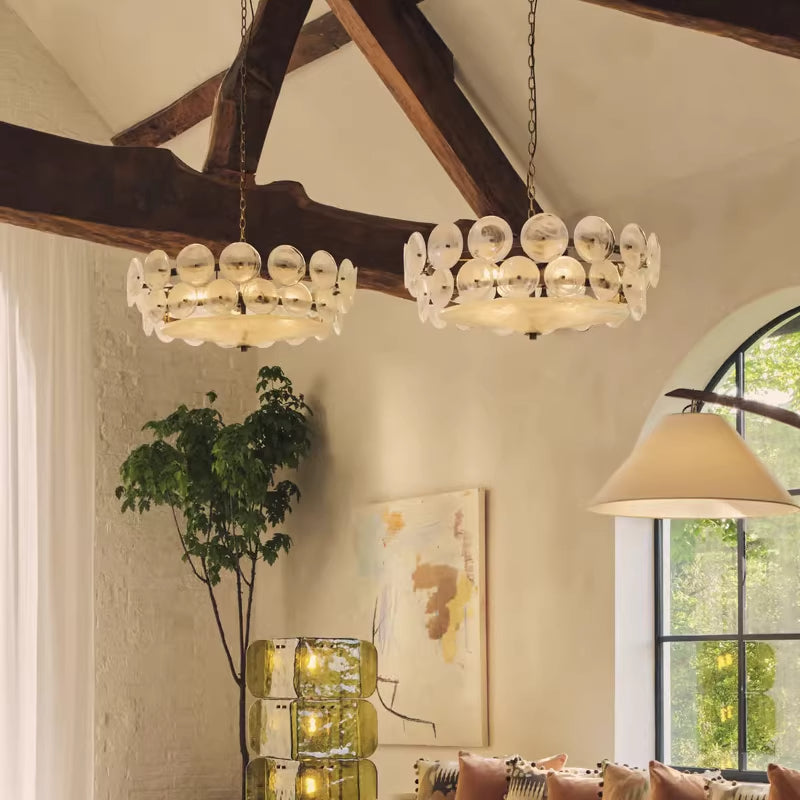 Modern Glass Chandelier