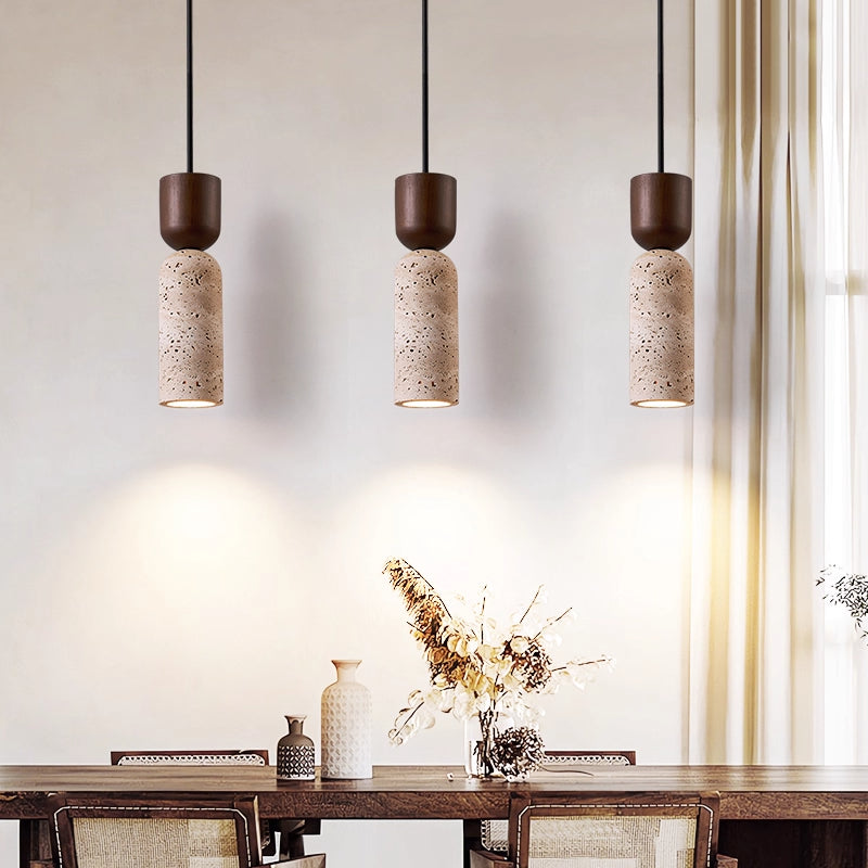 Travertine Pendant Lights Are Suitable For Bar Counters And Aisles