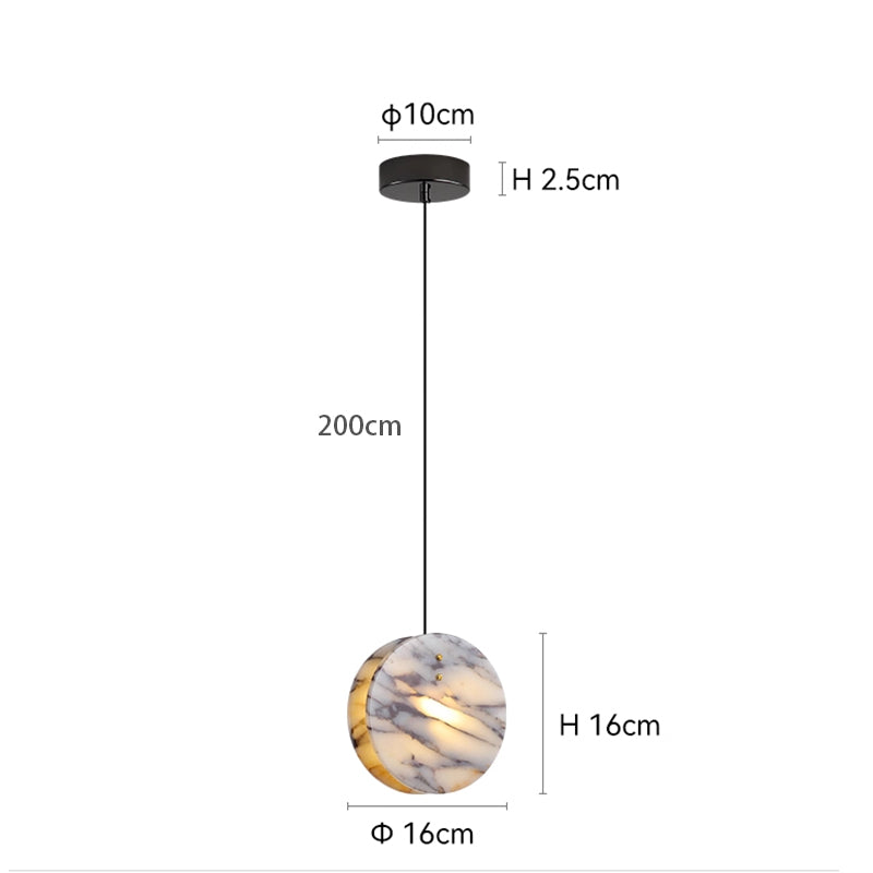 Artistic marble Pendant lamps