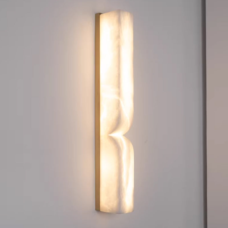 Rectangular Alabaster Essence Wall Sconce – NnahuajuLighting