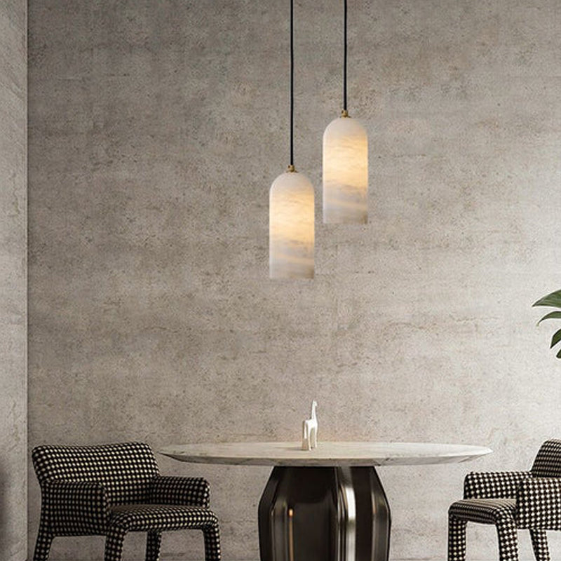 Moonshade Glow Natural Marble Pendant Lamp 1-bulb