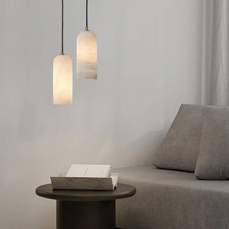Moonshade Glow Natural Marble Pendant Lamp 1-bulb