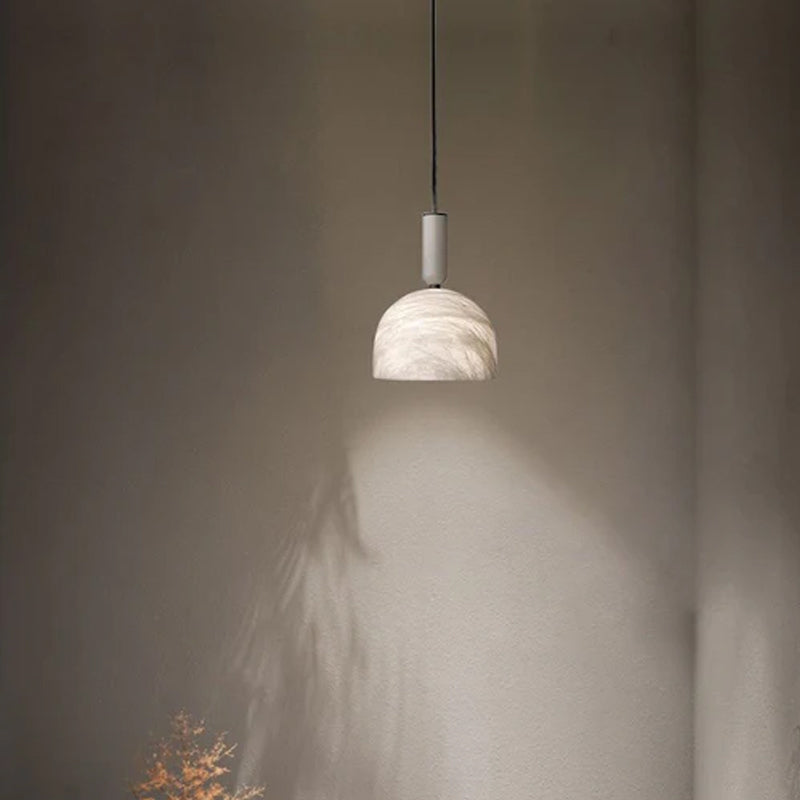 Postmodern LED White Spanish Marble Shadow for kitchen pendant light fixtures