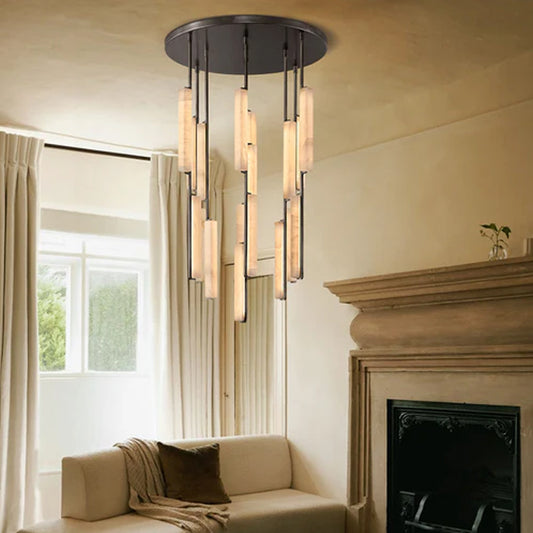 Black Alabaster Chandelier