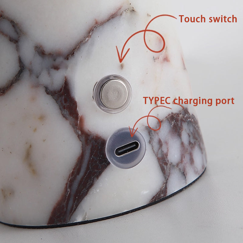 Wireless charging touch table lamp for bedroom bedside table night light