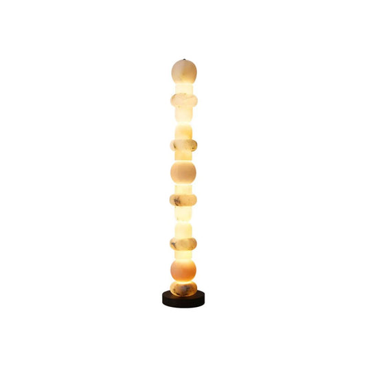 Alabaster decorative floor lamp