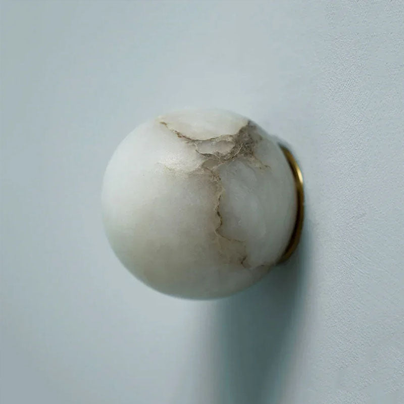 Orb Alabaster Wall Lamp