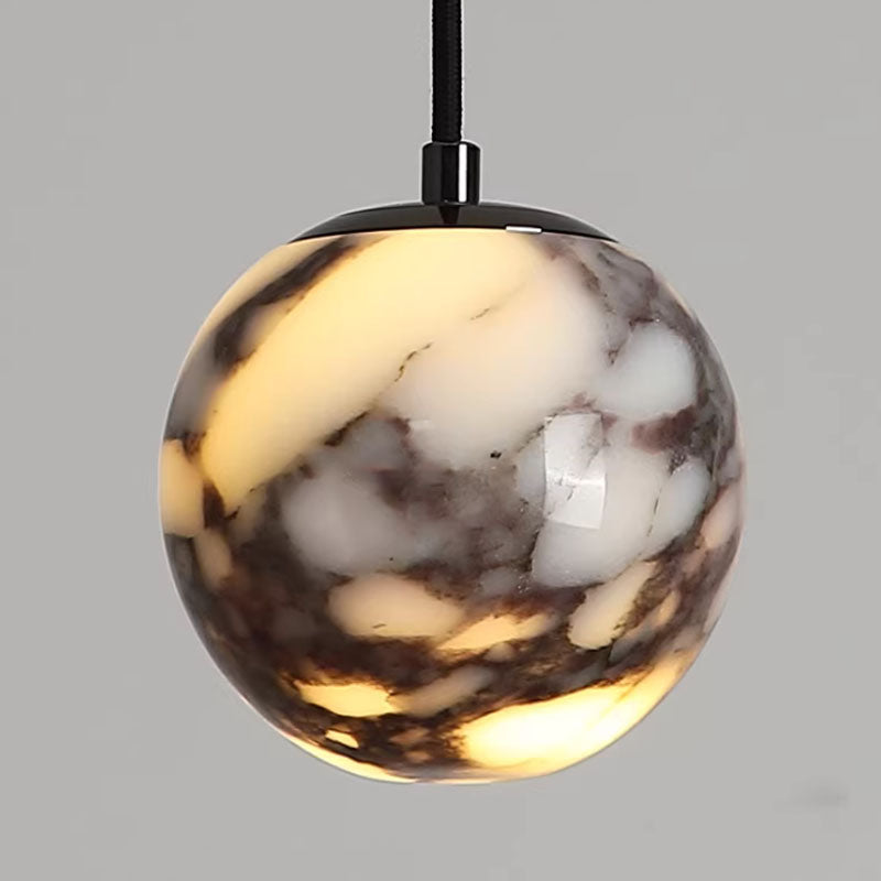 Ball Natural Marble Pendant Lamp