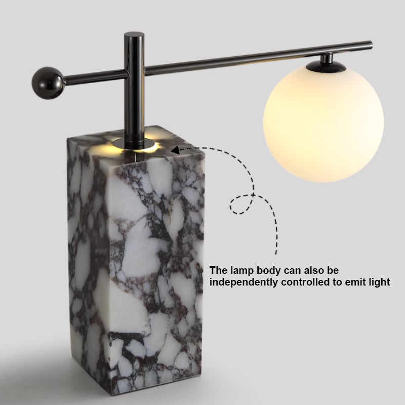 Marble table lamp for study/office