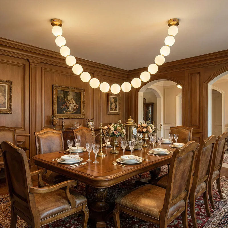 Luxurious Pearl Necklace Chandelier