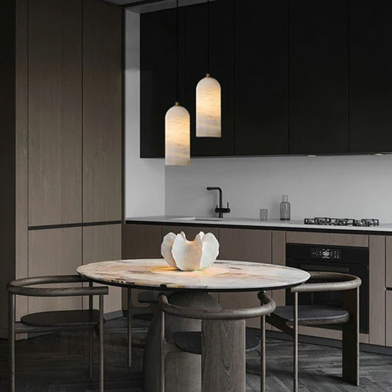 Moonshade Glow Natural Marble Pendant Lamp 1-bulb