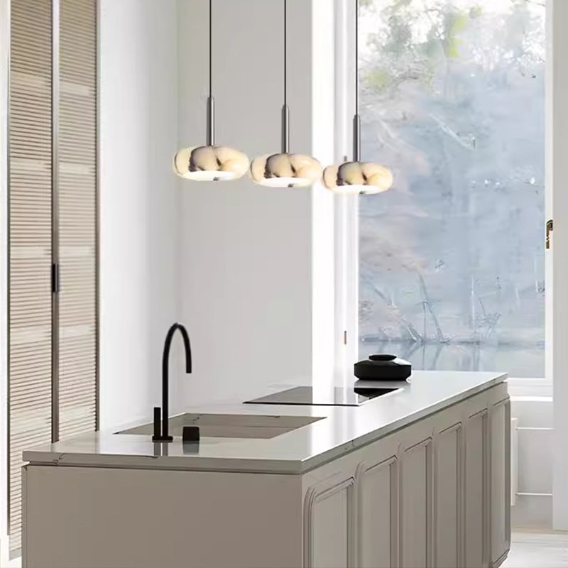 Dining Room Pendant Lamp L31.5" Marble