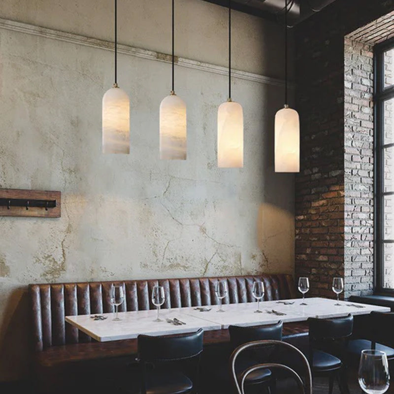 Moonshade Glow Natural Marble Pendant Lamp 1-bulb