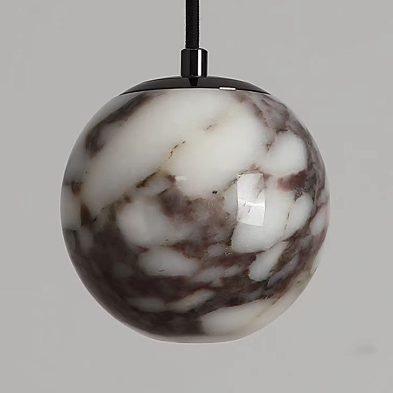 Ball Natural Marble Pendant Lamp