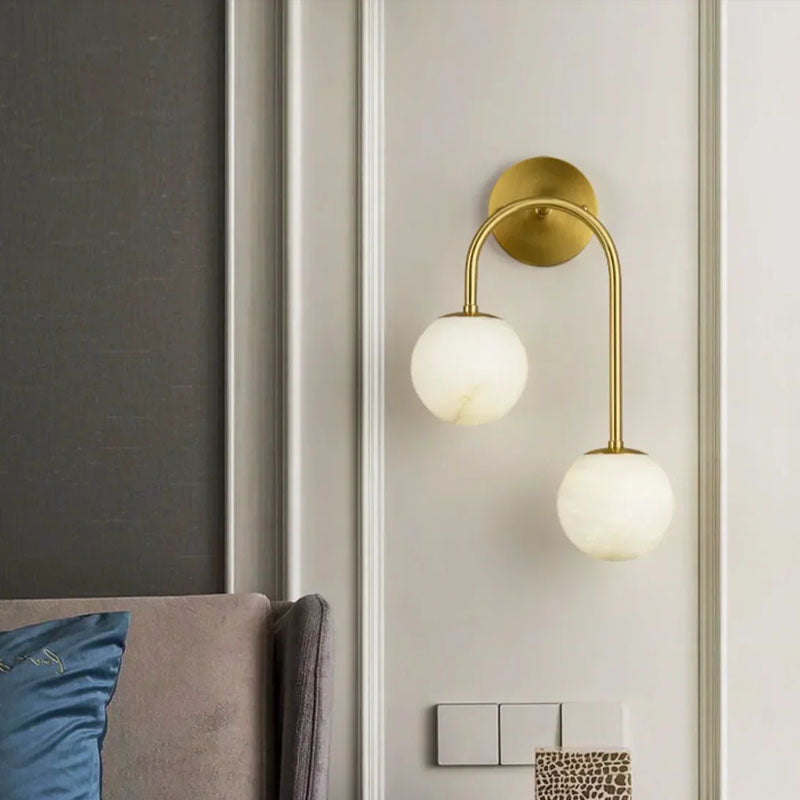 Modern Luxury Pietro Alabaster Wall Lamp