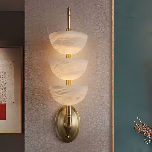 Candlestick Alabaster Wall Lamp