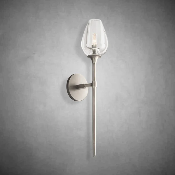 Tulpe Grand Wall Lamp Satin Nickel