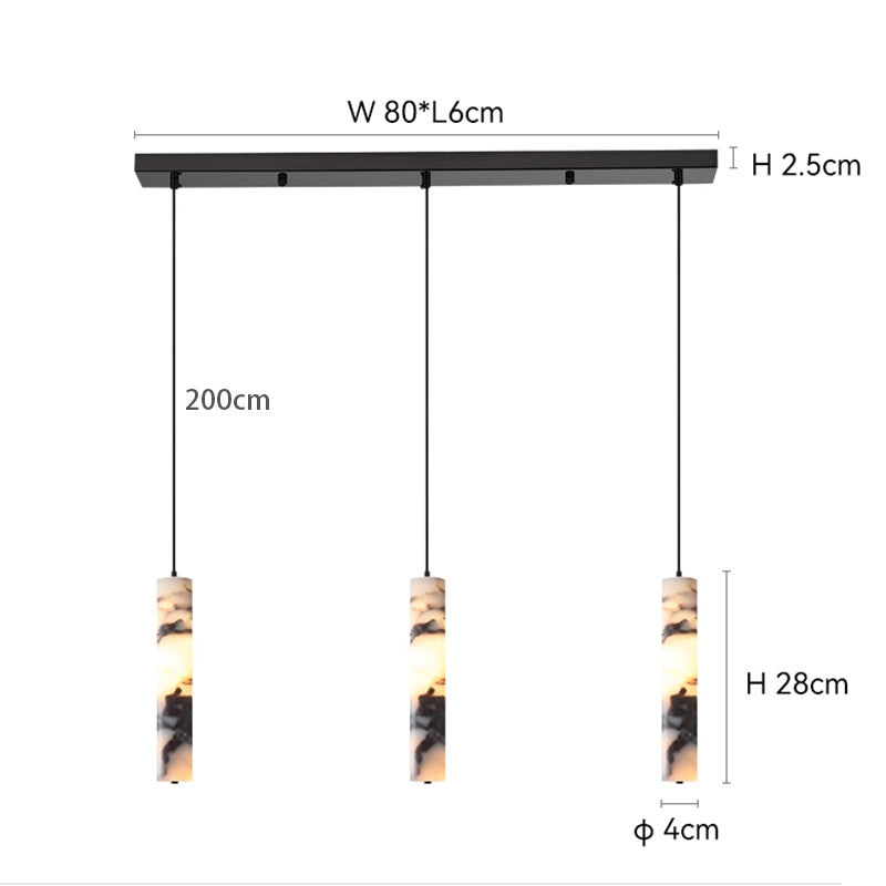 Natural marble Pendant Light