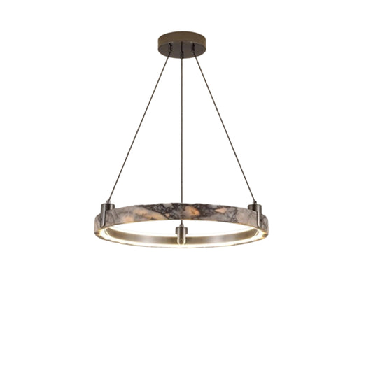 Living Room Ring Marble Chandelier