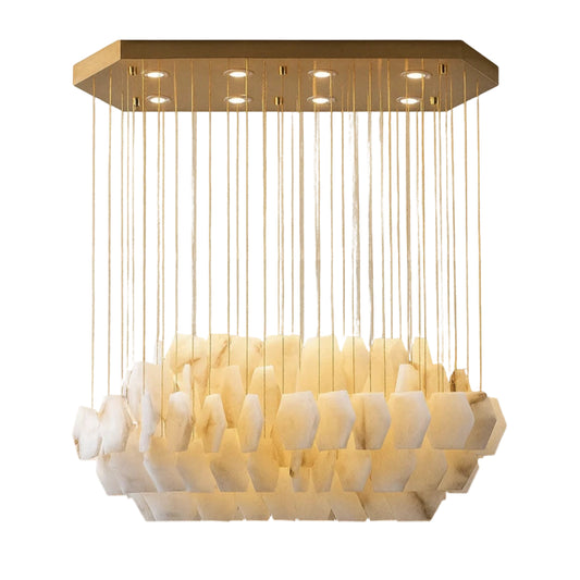 Natural Alabaster Modern Chandeliers