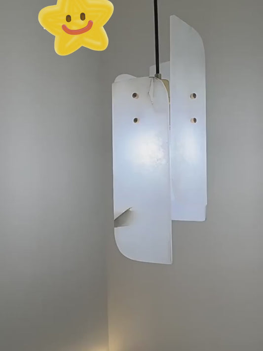 Traditional Vintage Rectangular Marble Piece 1-Light Pendant Light Wide 6" For Living Room